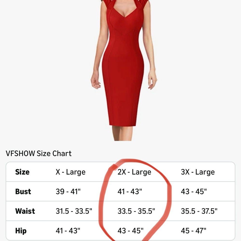 Red Halter V Neck Cocktail Dress - Picture 5 of 5